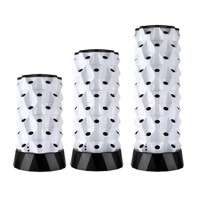 Manufacture greenhouse growing system vertical garden indoor ABS Vertical Hydroponic pineapple aerop