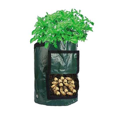 breathable thicken felt fabric potato planting bags with handle