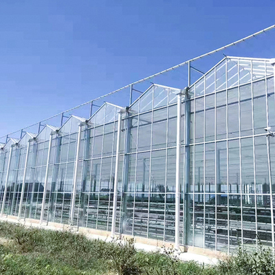 Automatic Glass Greenhouse Strawberry Picking Garden Greenhouse Solar Panel Greenhouse