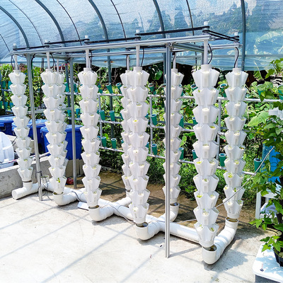 Commercial vertical hydroponic tower garden strawberry grow vertical hydroponic system for vegetable